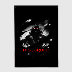 Постер Disturbed the Guy лицо демона