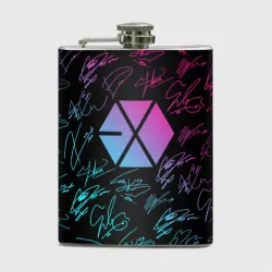Фляга Exo band неоновые автографы