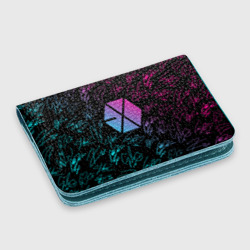 Картхолдер с принтом Exo band неоновые автографы