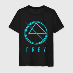 Prey лого – Мужская футболка хлопок с принтом купить со скидкой в -20%