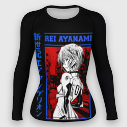 Женский рашгард 3D Рей Аянами - Евангелион