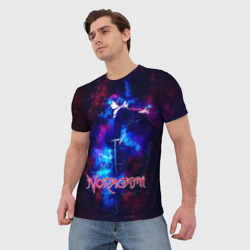 Мужская футболка 3D Ято космический Бездомный Бог - фото 2
