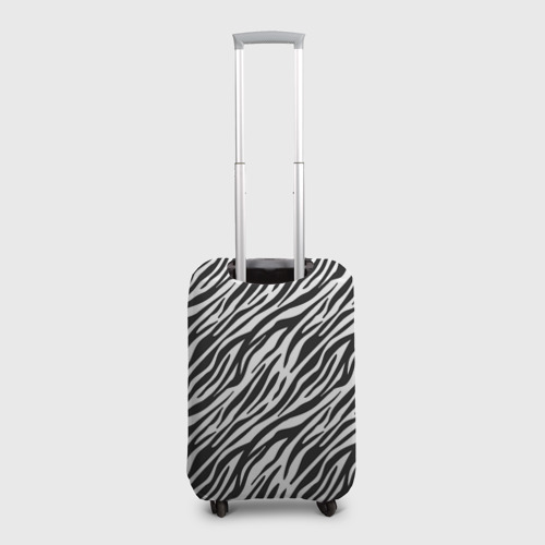 Чехол для чемодана 3D Чёрно-Белые полоски Зебры, цвет 3D печать - фото 2