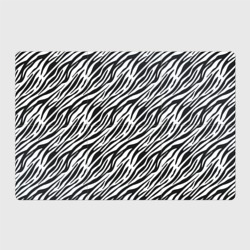 Магнитный плакат 3Х2 Чёрно-Белые полоски Зебры