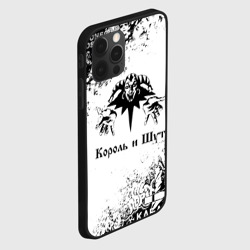 Чехол для iPhone 12 Pro Max Король и Шут чёрно белый - фото 2