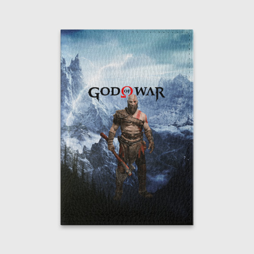 Обложка для паспорта матовая кожа Великий God of War, цвет фиолетовый