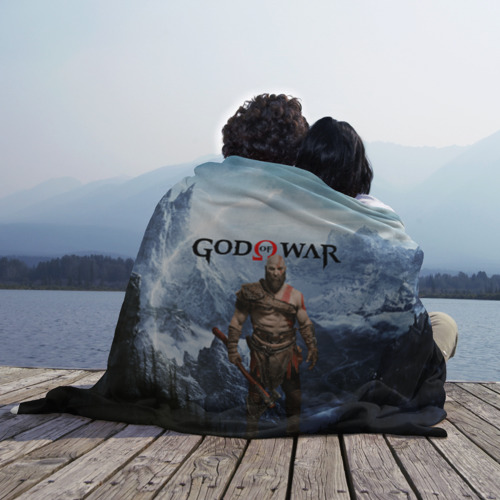 Плед 3D Великий God of War, цвет 3D (велсофт) - фото 3