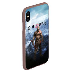Чехол для iPhone XS Max матовый Великий God of War - фото 2