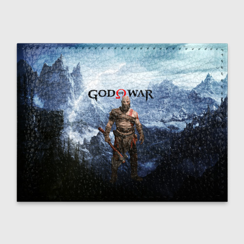 Обложка для студенческого билета Великий God of War, цвет бирюзовый