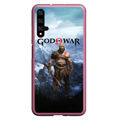 Чехол для Honor 20 Великий God of War, цвет малиновый