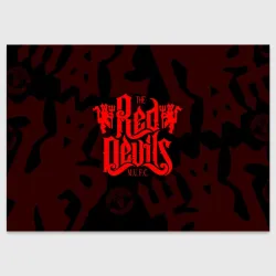 Поздравительная открытка Манчестер Юнайтед красные дьяволы red devils