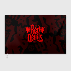 Флаг 3D Манчестер Юнайтед красные дьяволы red devils