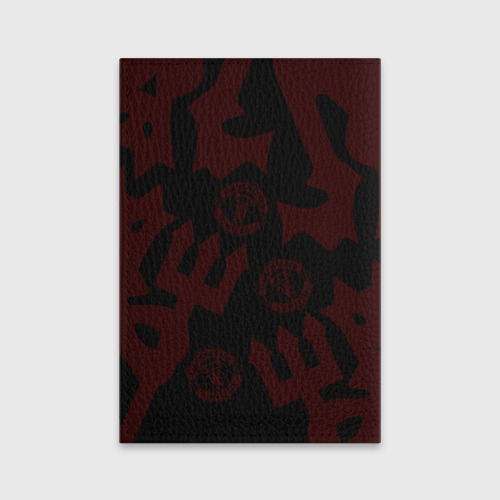 Обложка для паспорта матовая кожа Манчестер Юнайтед красные дьяволы red devils, цвет желтый - фото 2