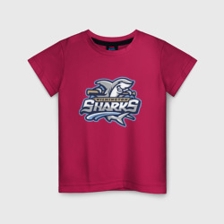 Детская футболка хлопок Wilmington Sharks - baseball team