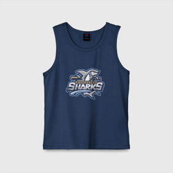 Детская майка хлопок Wilmington Sharks - baseball team