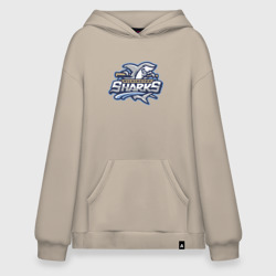 Худи SuperOversize хлопок Wilmington Sharks - baseball team