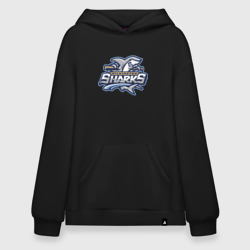 Худи SuperOversize хлопок Wilmington Sharks - baseball team