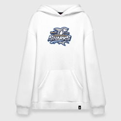 Худи SuperOversize хлопок Wilmington Sharks - baseball team