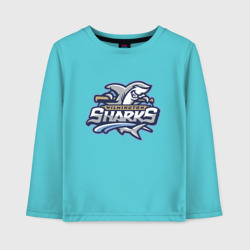 Детский лонгслив хлопок Wilmington Sharks - baseball team