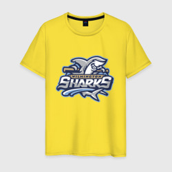 Мужская футболка хлопок Wilmington Sharks - baseball team