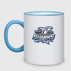 Кружка двухцветная Wilmington Sharks - baseball team