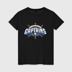 Женская футболка хлопок Lake County Captains - baseball team