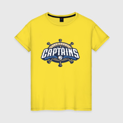 Женская футболка хлопок Lake County Captains - baseball team