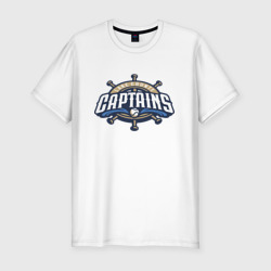 Мужская футболка хлопок Slim Lake County Captains - baseball team