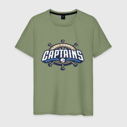 Мужская футболка хлопок Lake County Captains - baseball team