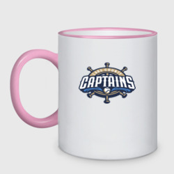 Кружка двухцветная Lake County Captains - baseball team