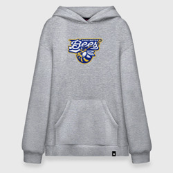 Худи SuperOversize хлопок Burlington bees - baseball team