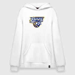 Худи SuperOversize хлопок Burlington bees - baseball team