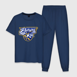 Мужская пижама хлопок Burlington bees - baseball team