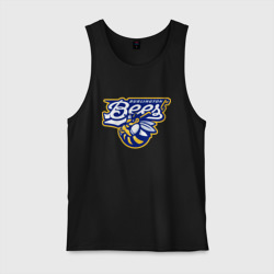 Мужская майка хлопок Burlington bees - baseball team