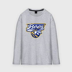 Мужской лонгслив oversize хлопок Burlington bees - baseball team