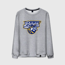 Мужской свитшот хлопок Burlington bees - baseball team