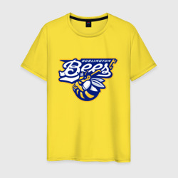 Мужская футболка хлопок Burlington bees - baseball team