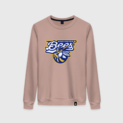 Женский свитшот хлопок Burlington bees - baseball team