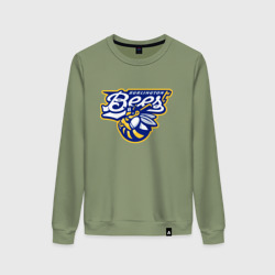 Женский свитшот хлопок Burlington bees - baseball team