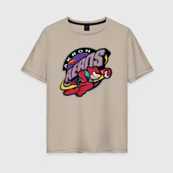 Женская футболка хлопок Oversize Akron aeros - baseball team