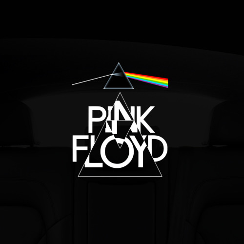 Наклейка на авто - для заднего стекла Pink Floyd logo Пинк флойд - фото 5