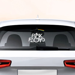 Наклейка на авто на заднее стекло PINK FLOYD LOGO \ ПИНК ФЛОЙД