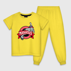 Детская пижама хлопок Brevard County Manatees - baseball team