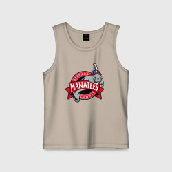 Детская майка хлопок Brevard County Manatees - baseball team