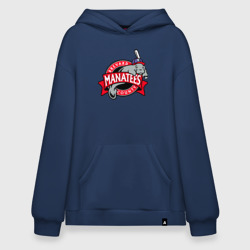 Худи SuperOversize хлопок Brevard County Manatees - baseball team