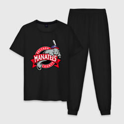 Мужская пижама хлопок Brevard County Manatees - baseball team