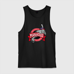 Мужская майка хлопок Brevard County Manatees - baseball team