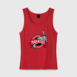 Женская майка хлопок Brevard County Manatees - baseball team