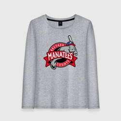 Женский лонгслив хлопок Brevard County Manatees - baseball team