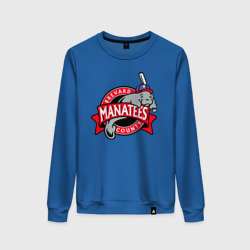 Женский свитшот хлопок Brevard County Manatees - baseball team